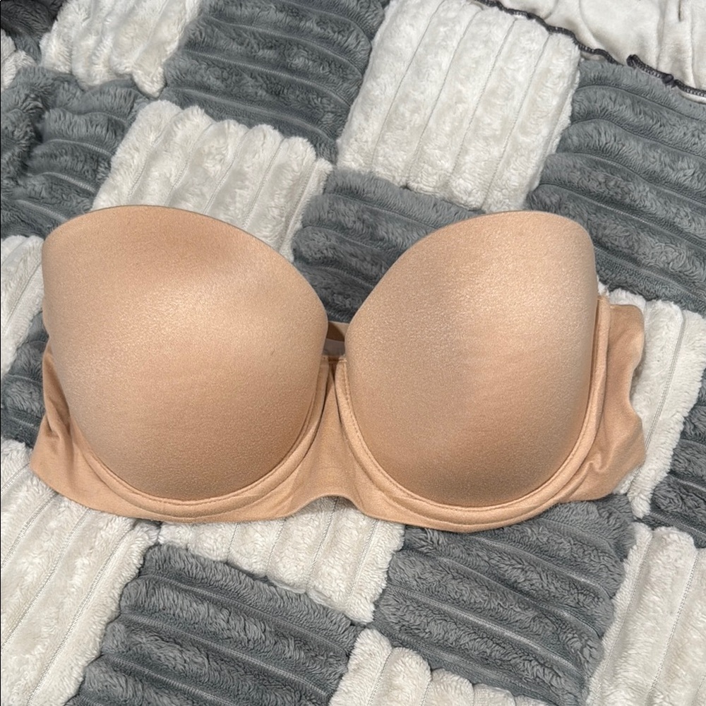 Aerie Seamless Tan Strapless Bra